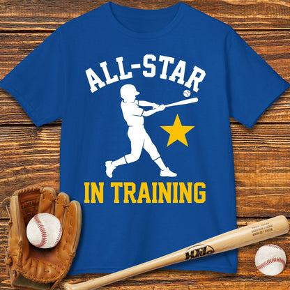 All-Star In Training Basebal Kids T-shirt - HomeRun PrintsKids clothes