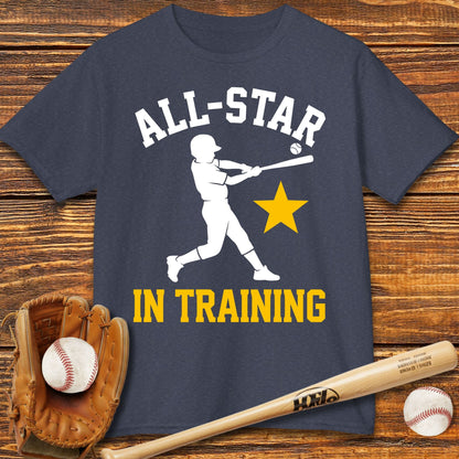 All-Star In Training Basebal Kids T-shirt - HomeRun PrintsKids clothes
