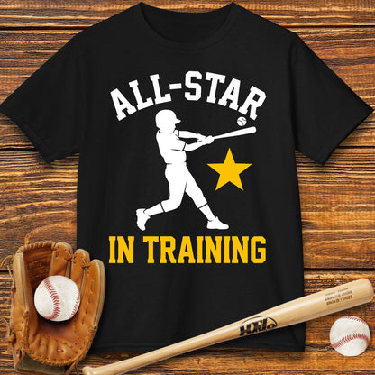 All-Star In Training Basebal Kids T-shirt - HomeRun PrintsKids clothes