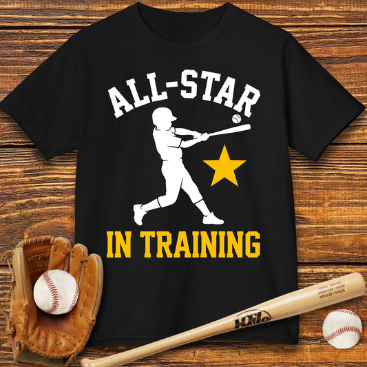 All-Star In Training Basebal Kids T-shirt - HomeRun PrintsKids clothes