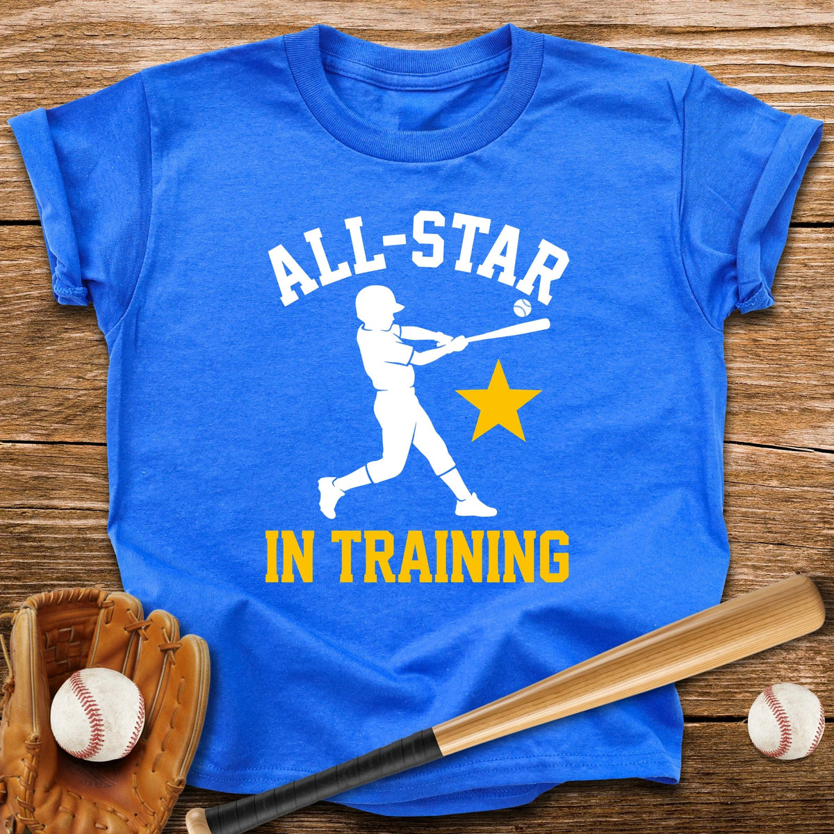 All-Star In Training Basebal Youth Tee - HomeRun PrintsKids clothes