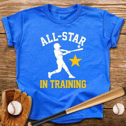 All-Star In Training Basebal Youth Tee - HomeRun PrintsKids clothes