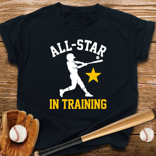 All-Star In Training Basebal Youth Tee - HomeRun PrintsKids clothes
