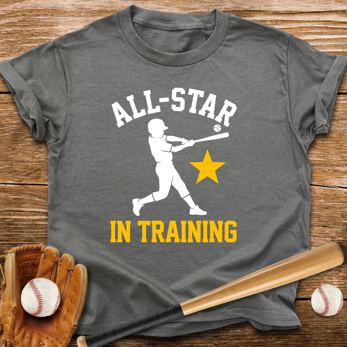 All-Star In Training Basebal Youth Tee - HomeRun PrintsKids clothes