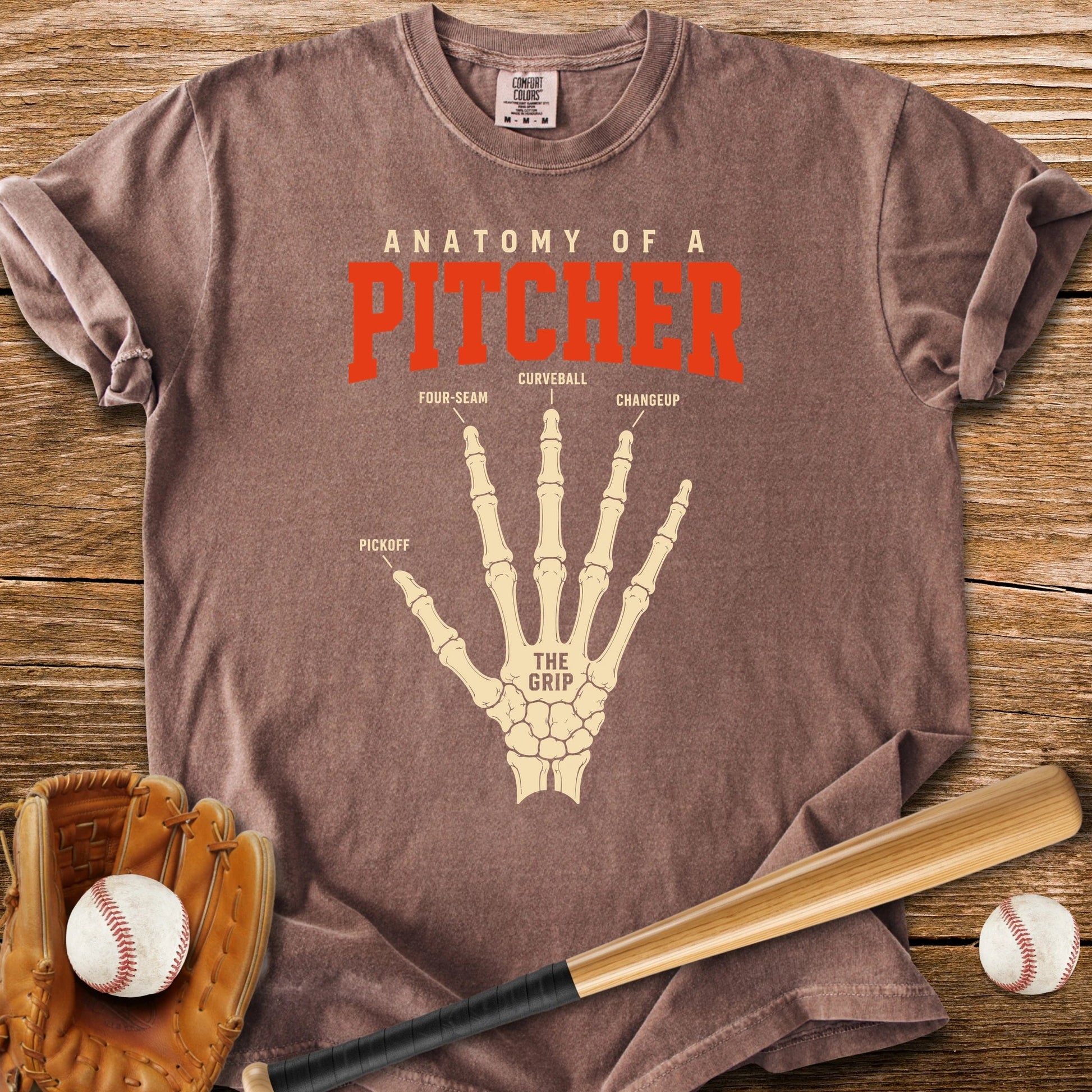 Anatomy Of A Pitcher - HomeRun PrintsComfort Colors