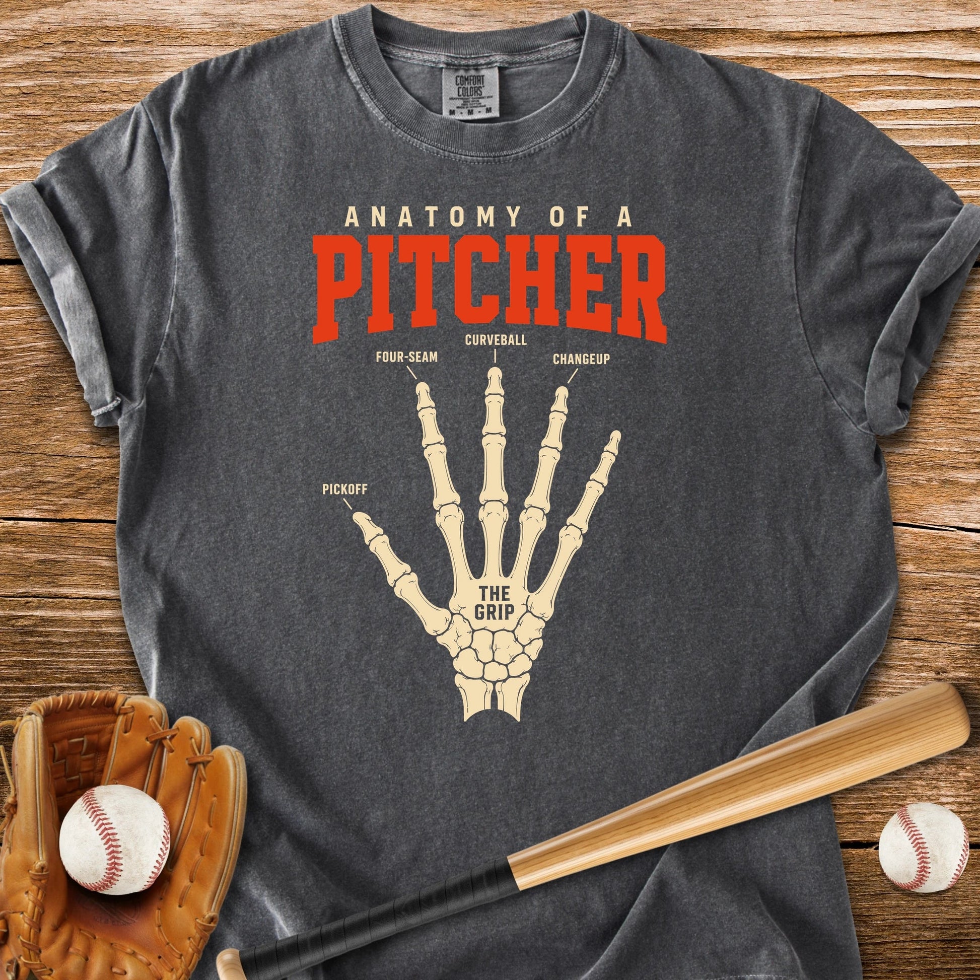 Anatomy Of A Pitcher - HomeRun PrintsComfort Colors