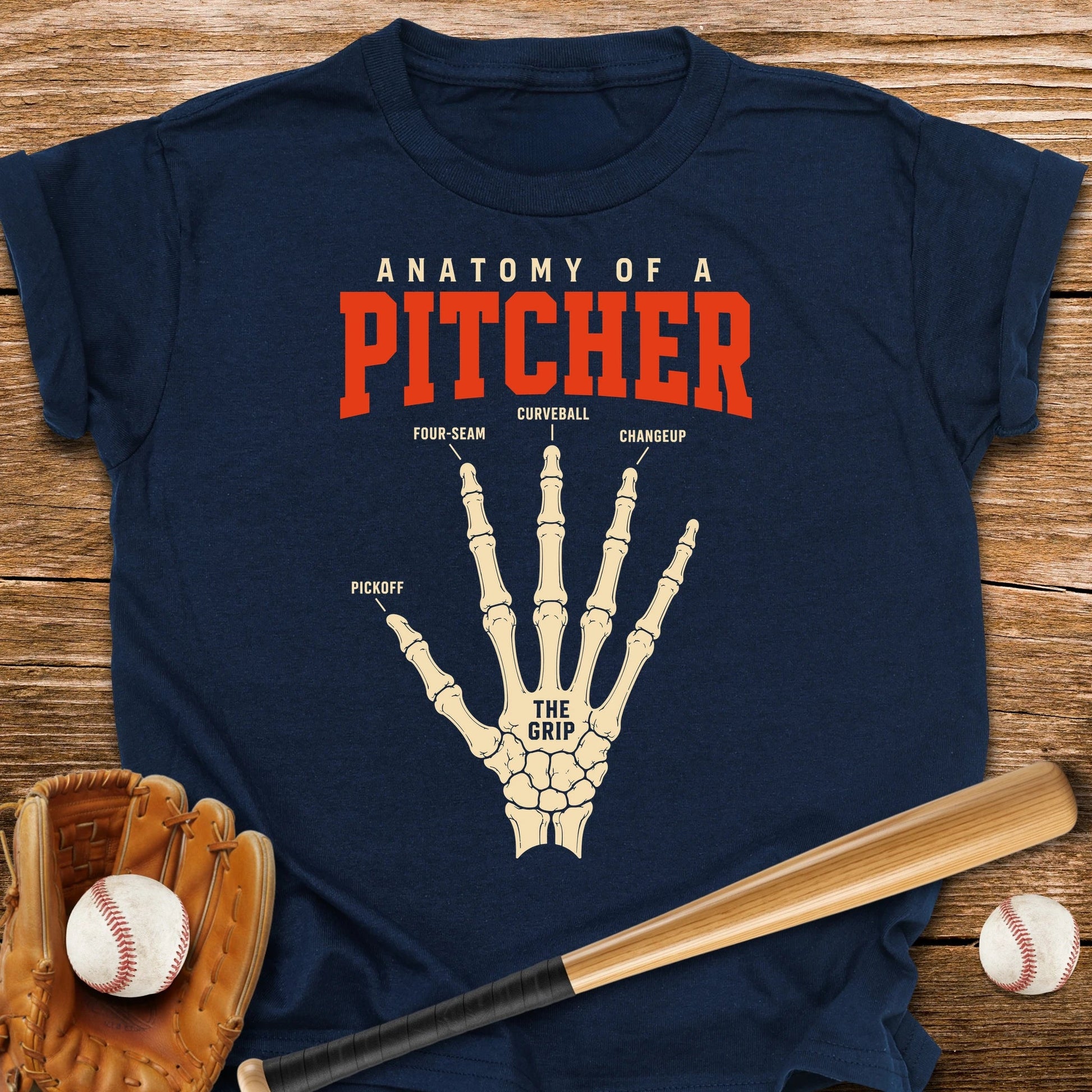 Anatomy Of A Pitcher Youth Tee - HomeRun PrintsKids clothes