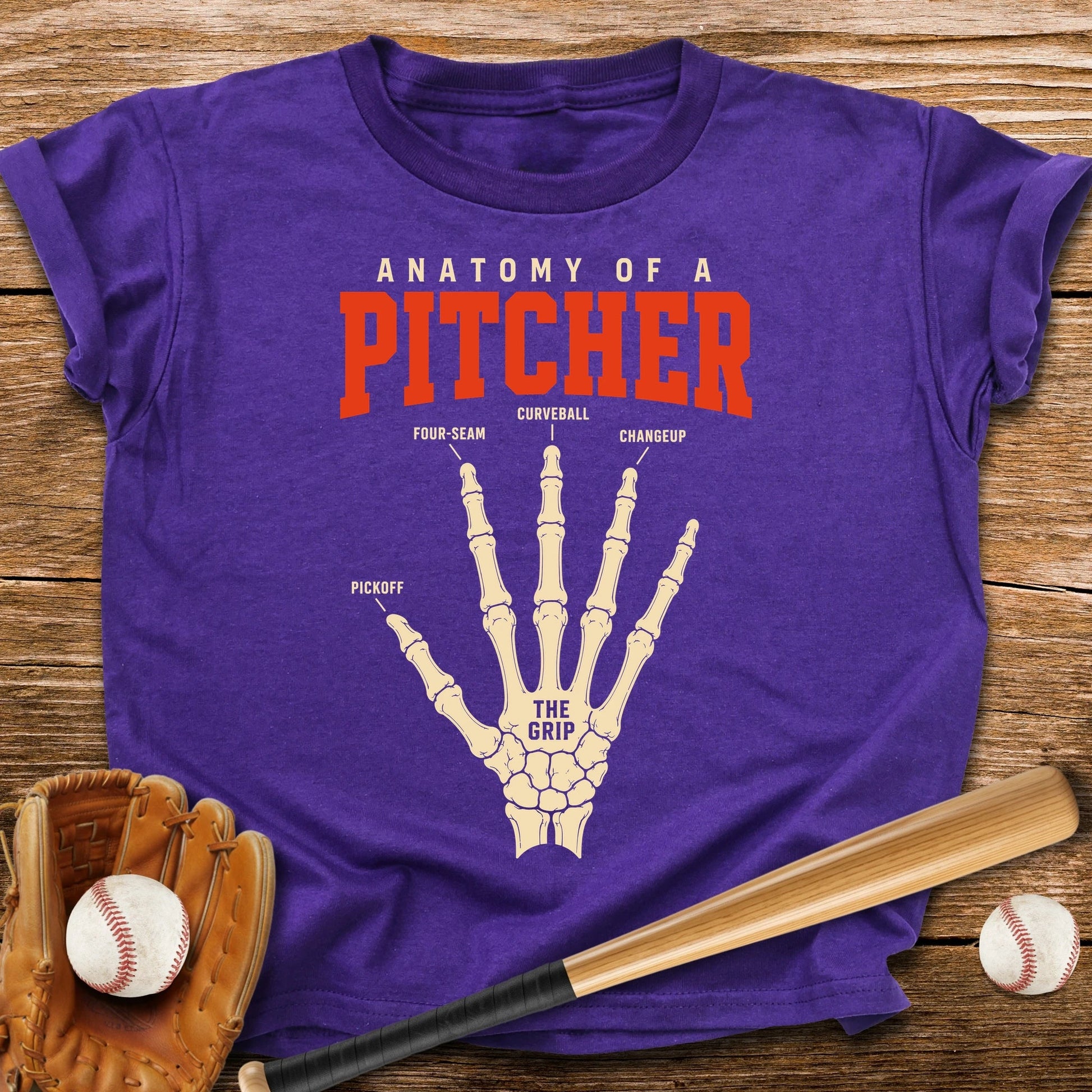 Anatomy Of A Pitcher Youth Tee - HomeRun PrintsKids clothes