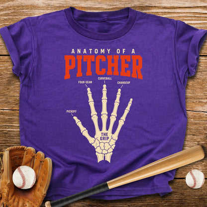 Anatomy Of A Pitcher Youth Tee - HomeRun PrintsKids clothes