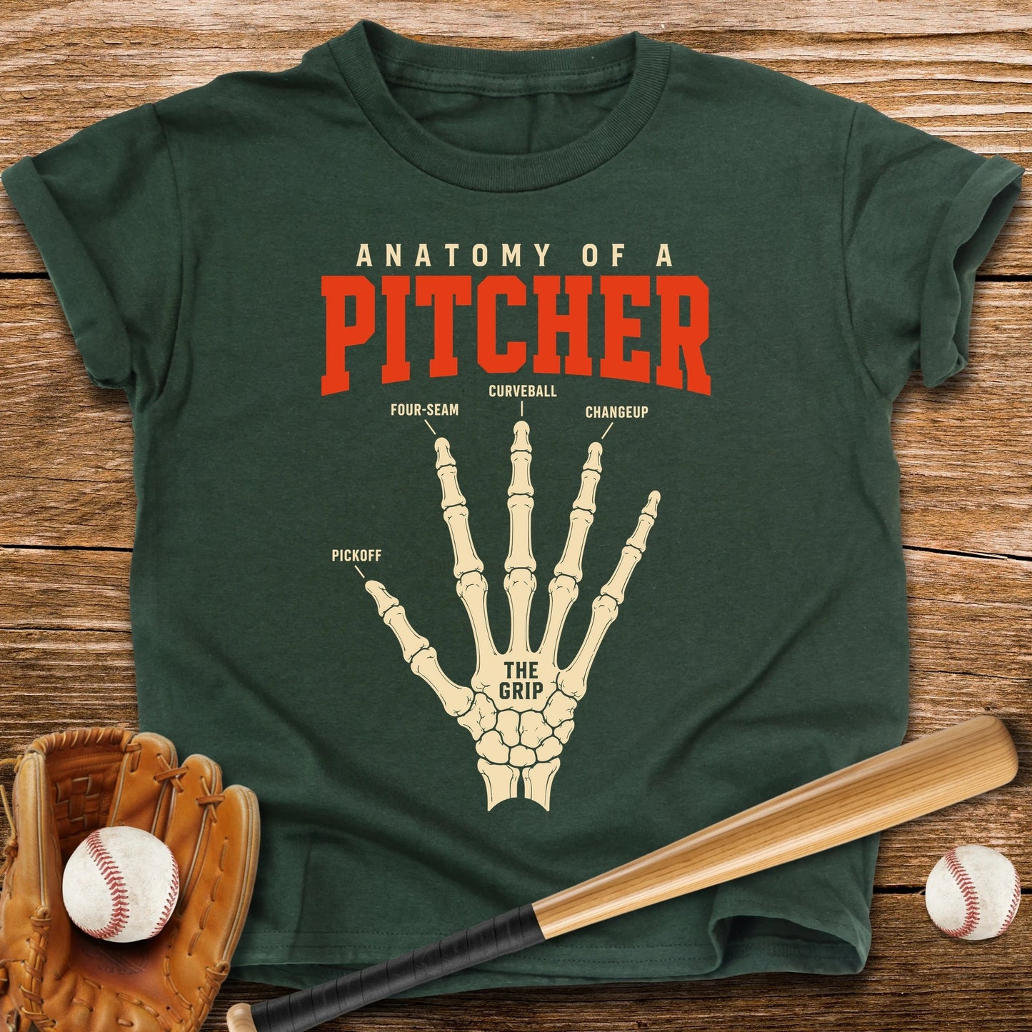 Anatomy Of A Pitcher Youth Tee - HomeRun PrintsKids clothes