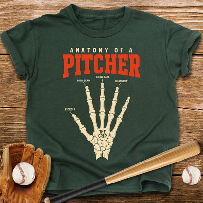 Anatomy Of A Pitcher Youth Tee - HomeRun PrintsKids clothes