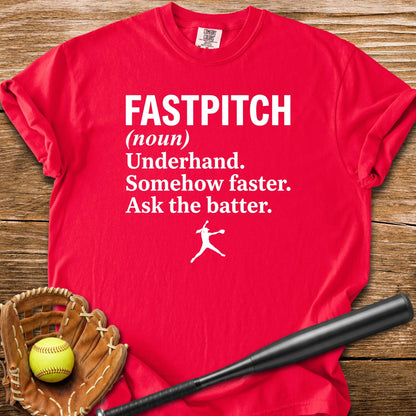Ask The Batter Fastpitch - HomeRun PrintsComfort Colors