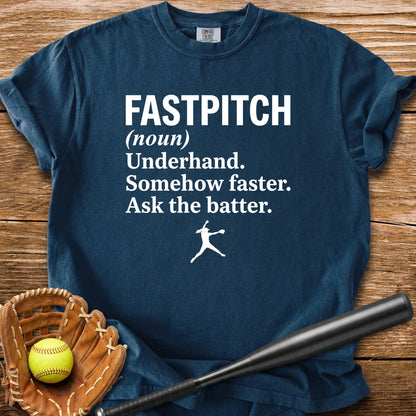 Ask The Batter Fastpitch - HomeRun PrintsComfort Colors