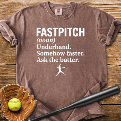Ask The Batter Fastpitch - HomeRun PrintsComfort Colors