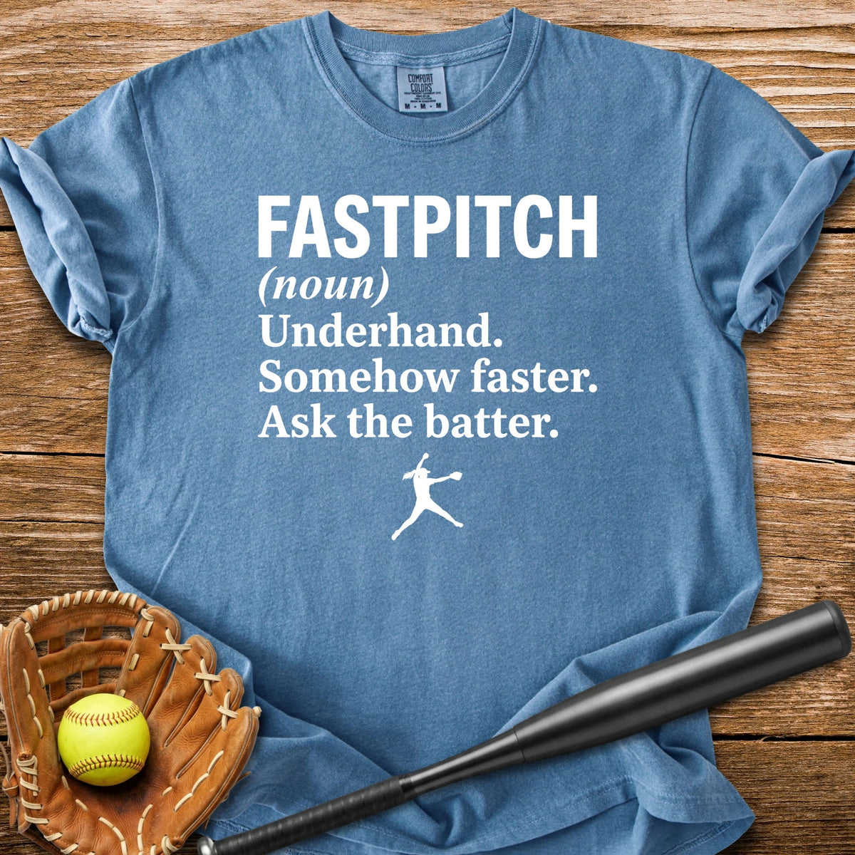 Ask The Batter Fastpitch - HomeRun PrintsComfort Colors