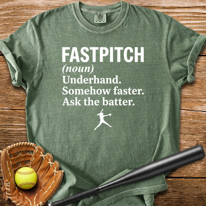 Ask The Batter Fastpitch - HomeRun PrintsComfort Colors