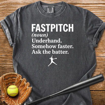 Ask The Batter Fastpitch - HomeRun PrintsComfort Colors
