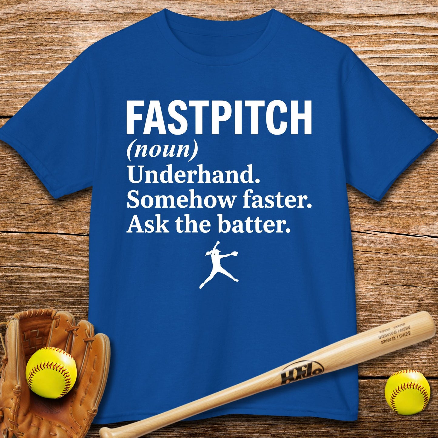 Ask The Batter Fastpitch Kids T-shirt - HomeRun PrintsKids clothes