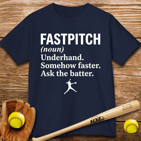 Ask The Batter Fastpitch Kids T-shirt - HomeRun PrintsKids clothes