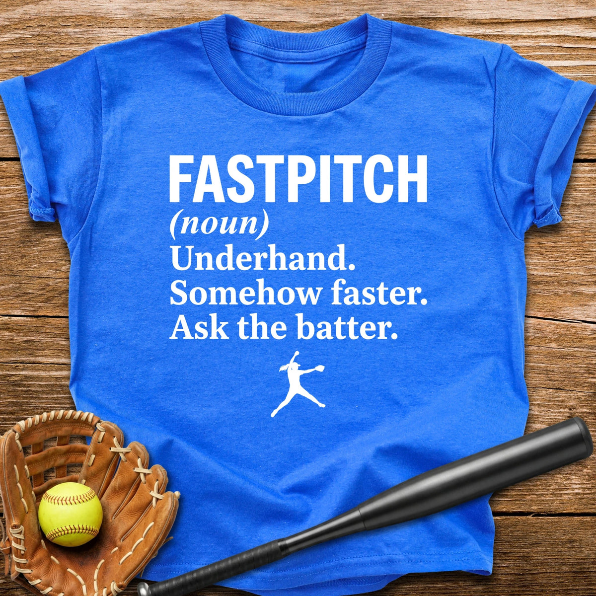 Ask The Batter Fastpitch Youth Tee - HomeRun PrintsKids clothes