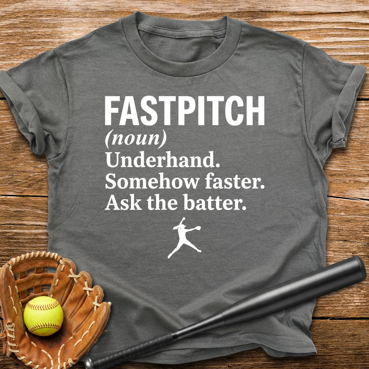 Ask The Batter Fastpitch Youth Tee - HomeRun PrintsKids clothes