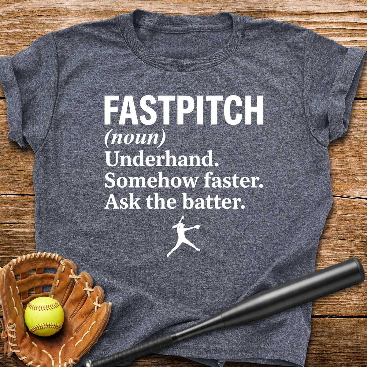 Ask The Batter Fastpitch Youth Tee - HomeRun PrintsKids clothes