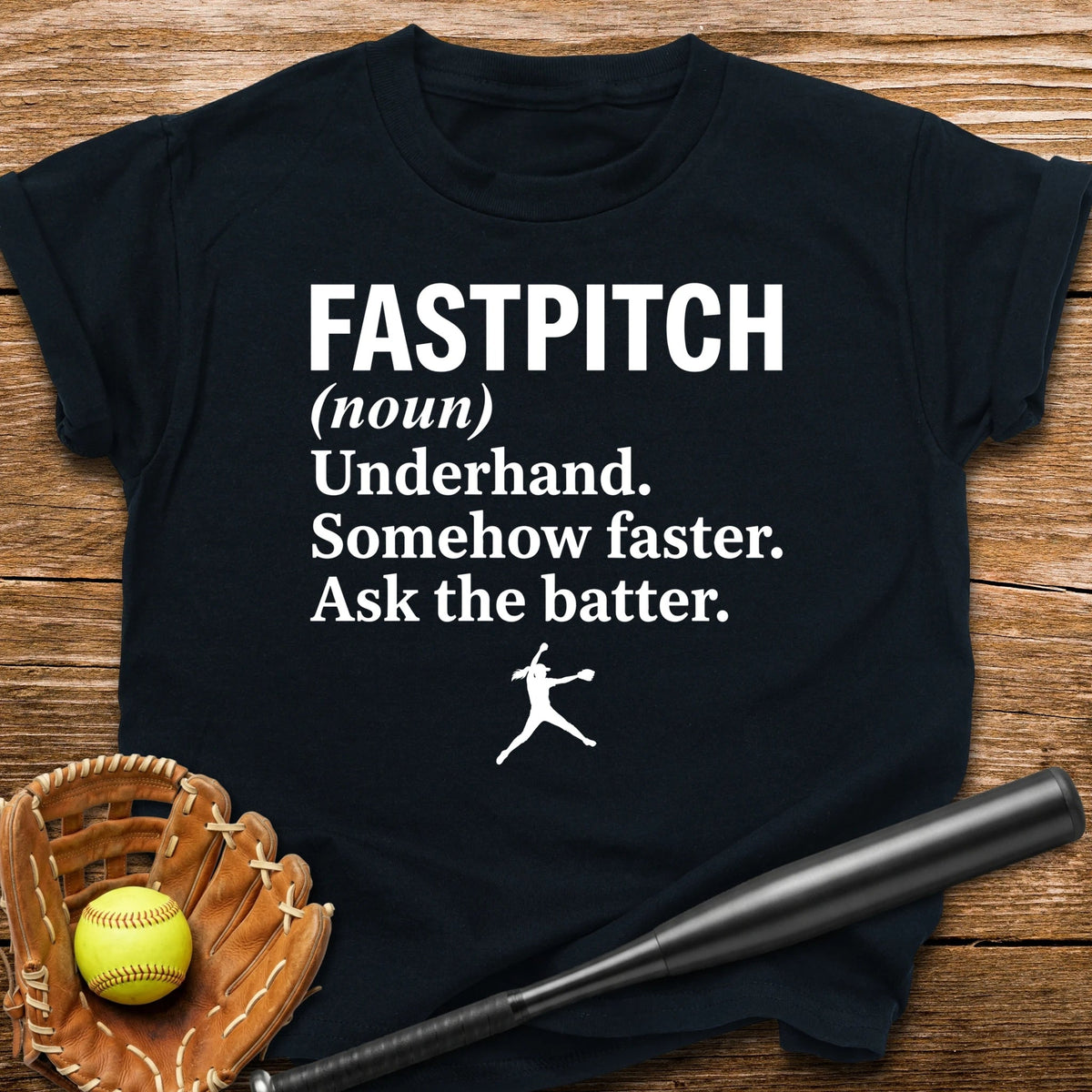 Ask The Batter Fastpitch Youth Tee - HomeRun PrintsKids clothes