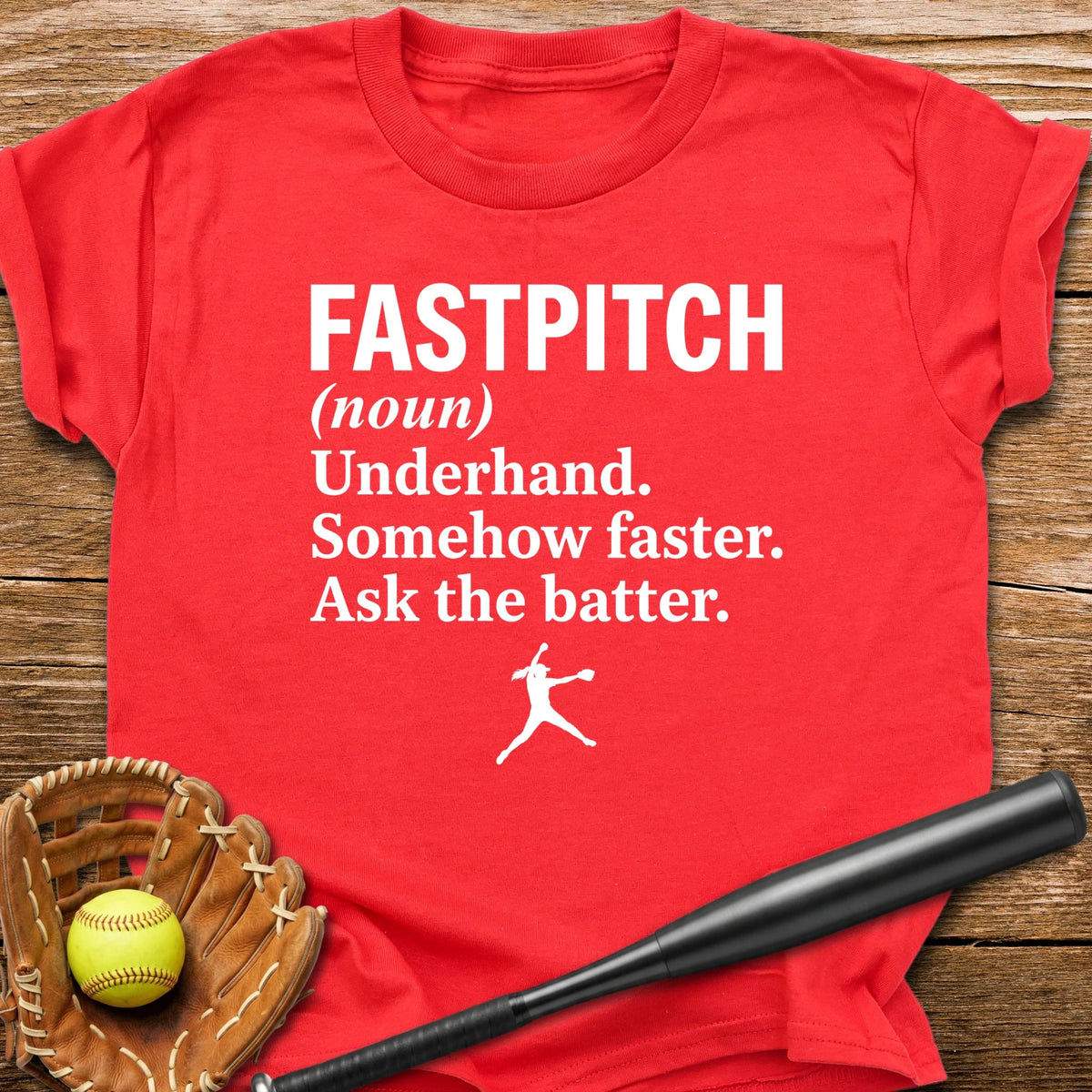 Ask The Batter Fastpitch Youth Tee - HomeRun PrintsKids clothes