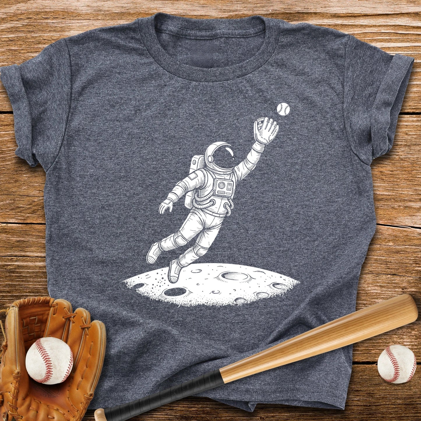 Astronaut Baseball Youth Tee - HomeRun PrintsKids clothes