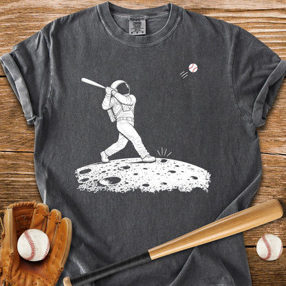 Astronaut Bats Moon - HomeRun PrintsComfort Colors