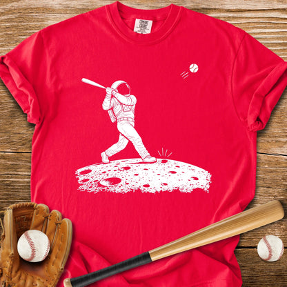 Astronaut Bats Moon - HomeRun PrintsComfort Colors