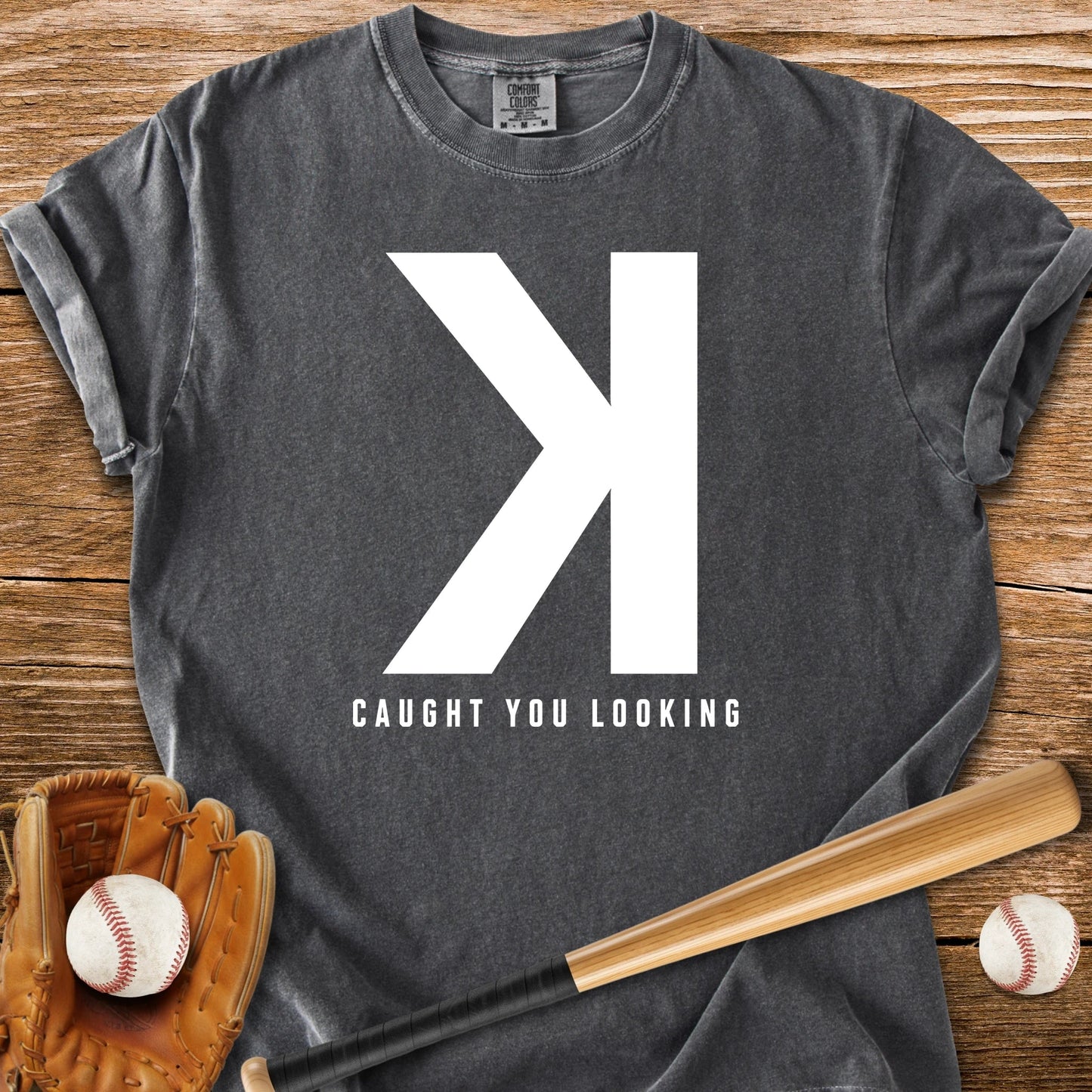 Backwards K Called Strike - HomeRun PrintsComfort Colors
