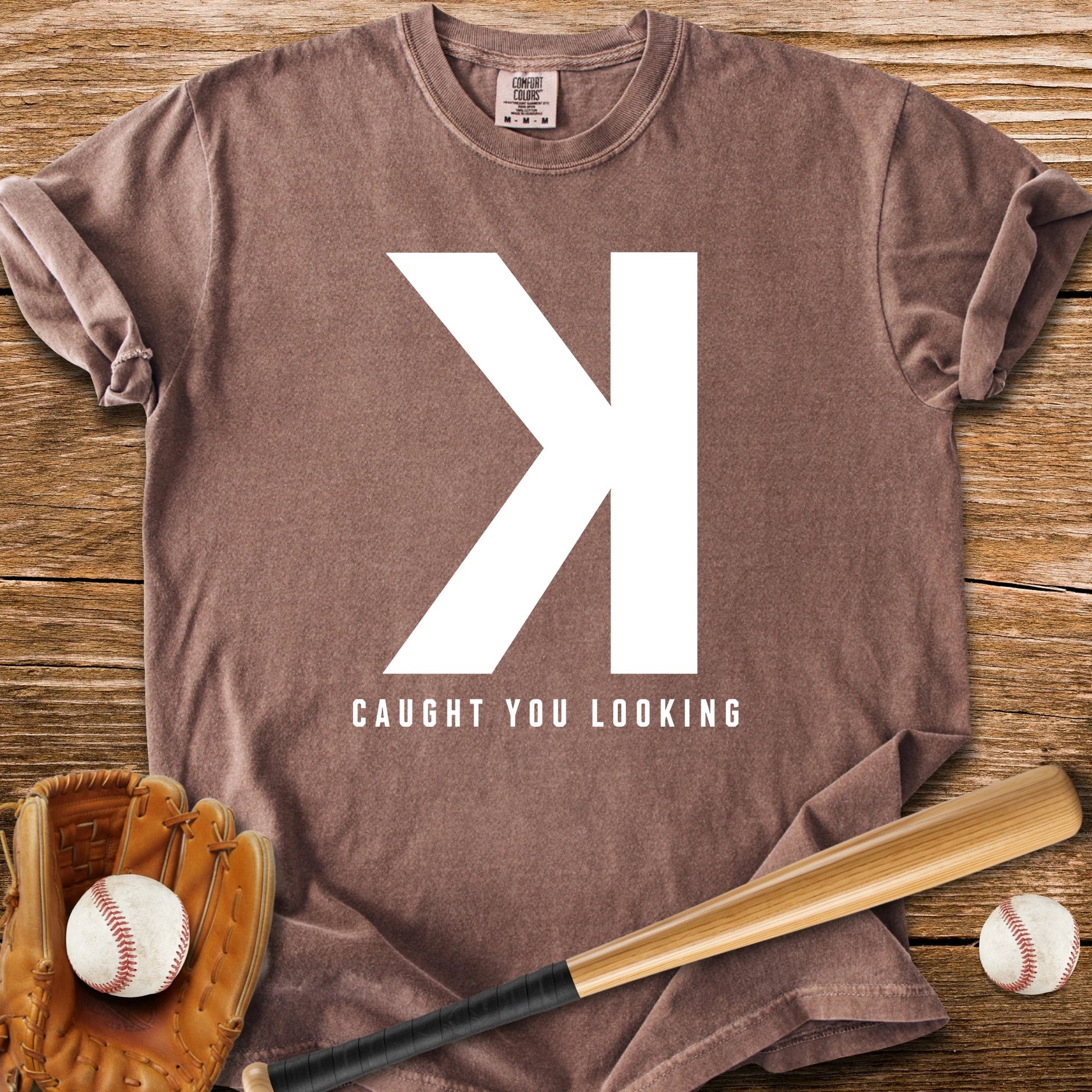 Backwards K Called Strike - HomeRun PrintsComfort Colors