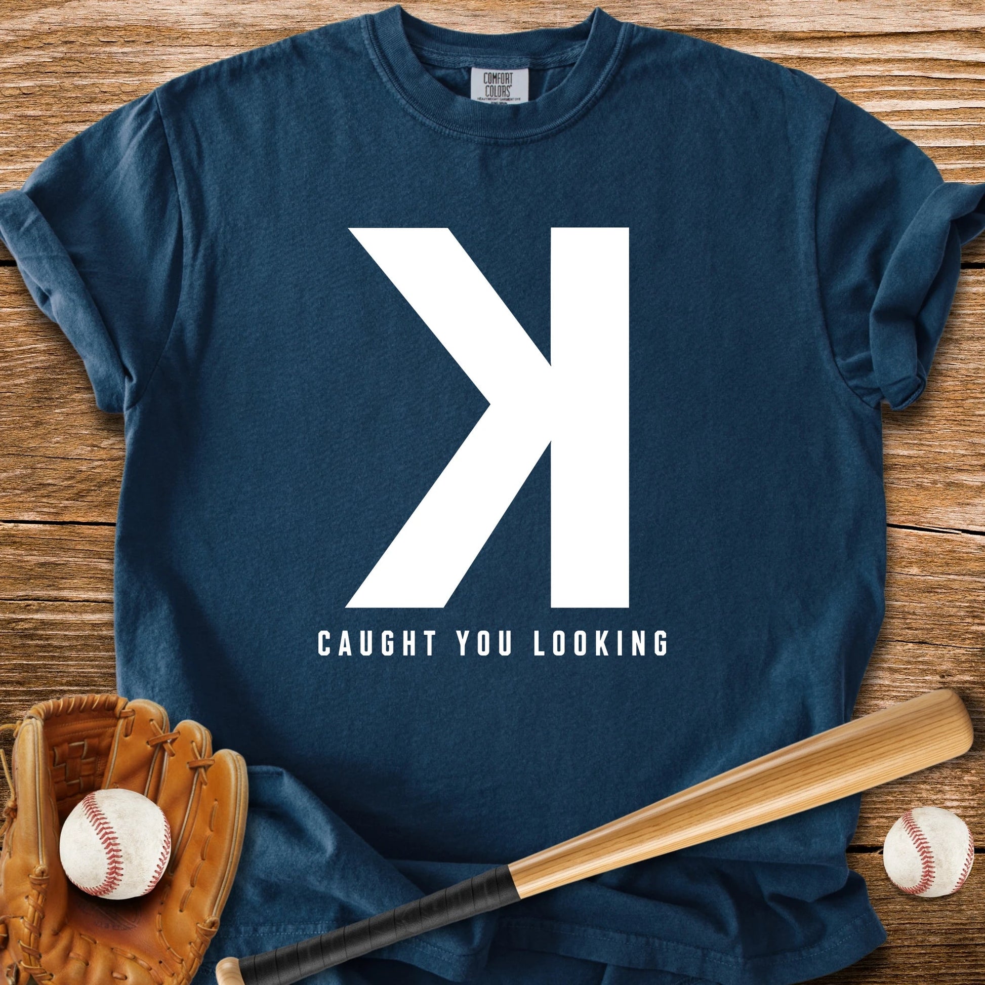 Backwards K Called Strike - HomeRun PrintsComfort Colors