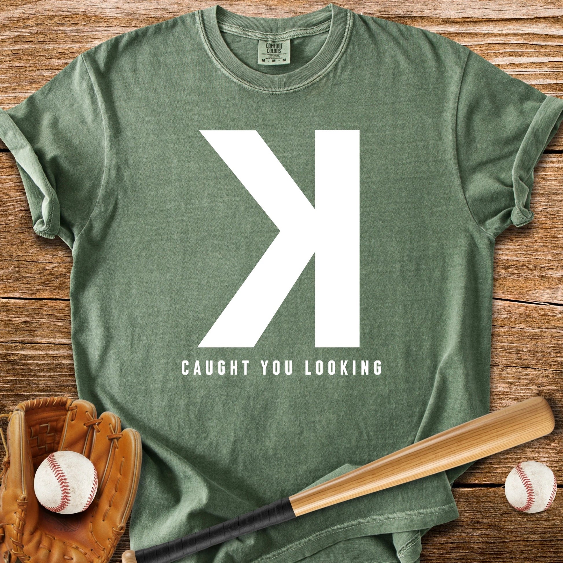 Backwards K Called Strike - HomeRun PrintsComfort Colors