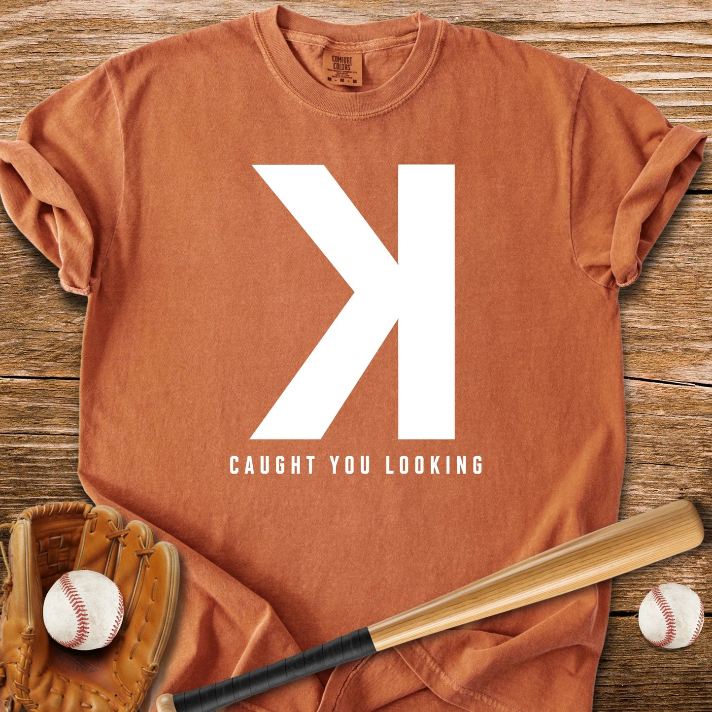 Backwards K Called Strike - HomeRun PrintsComfort Colors