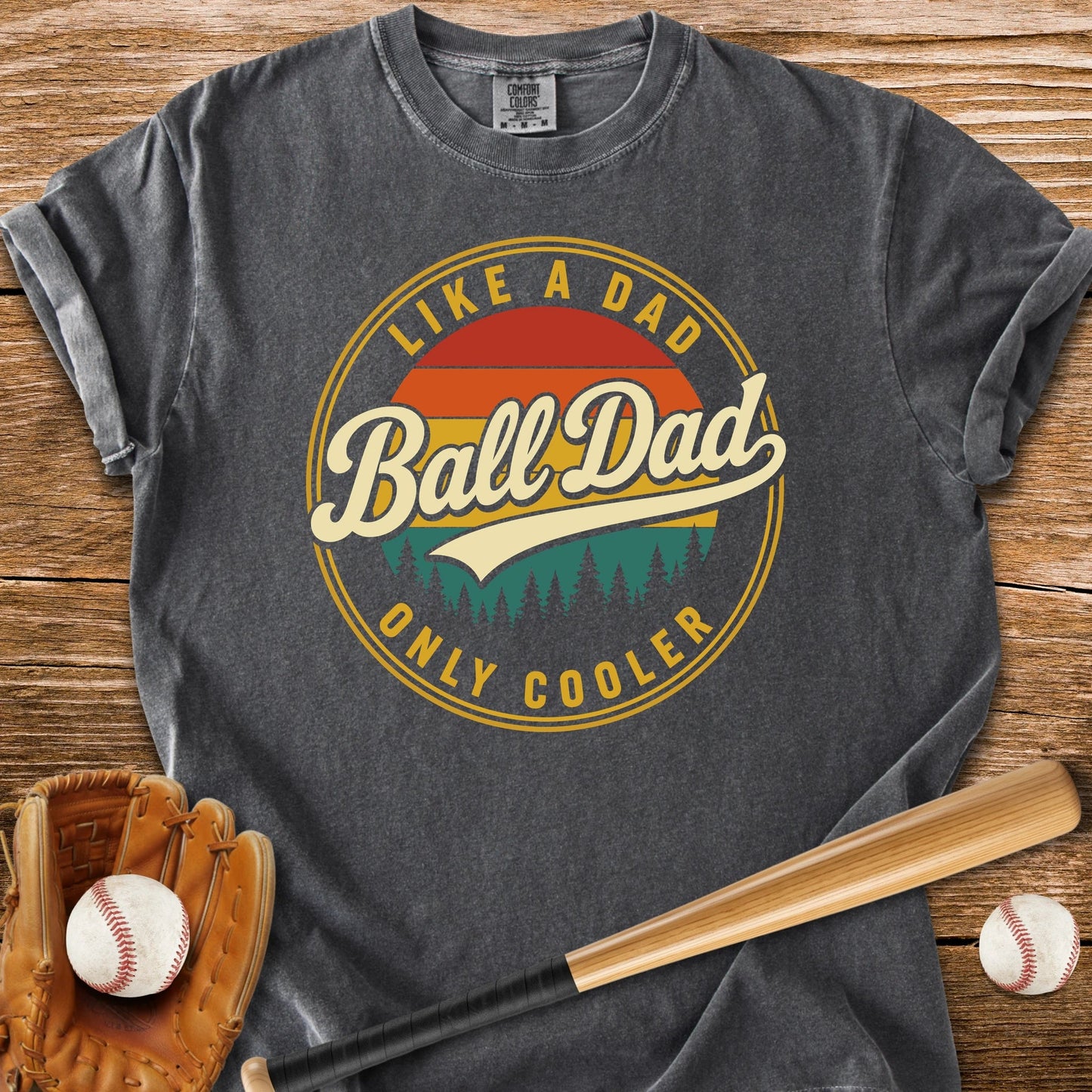 Ball Dad - HomeRun PrintsComfort Colors
