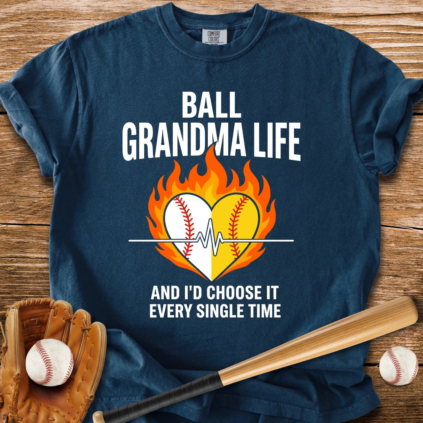 Ball Grandma Life - HomeRun PrintsComfort Colors