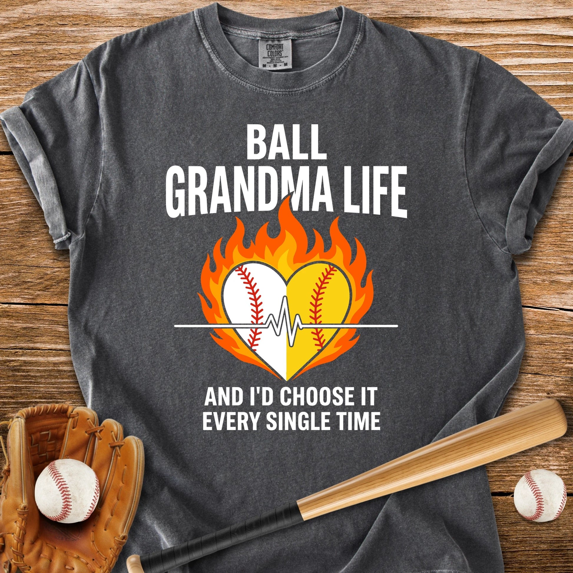 Ball Grandma Life - HomeRun PrintsComfort Colors