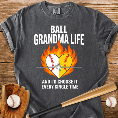 Ball Grandma Life - HomeRun PrintsComfort Colors