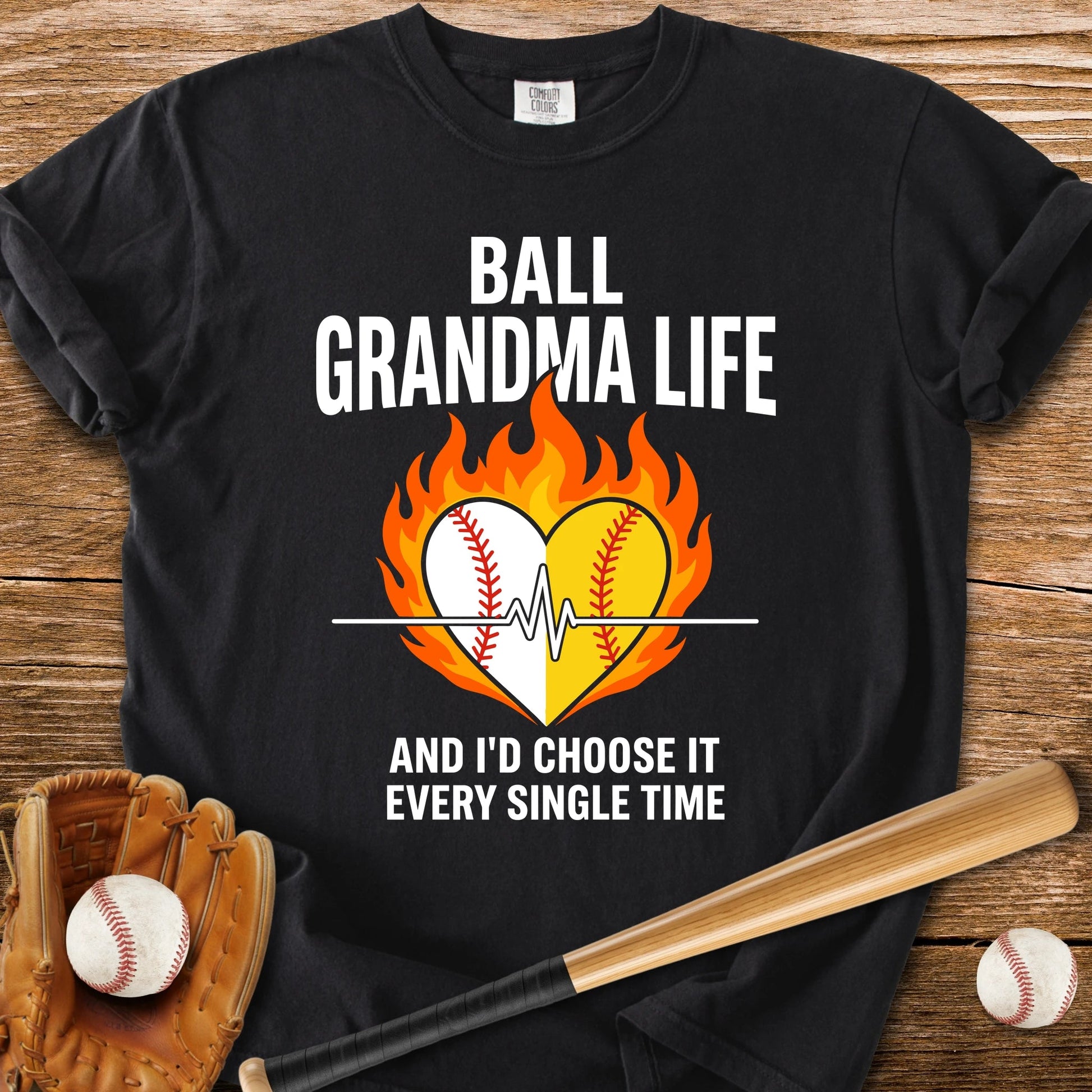 Ball Grandma Life - HomeRun PrintsComfort Colors