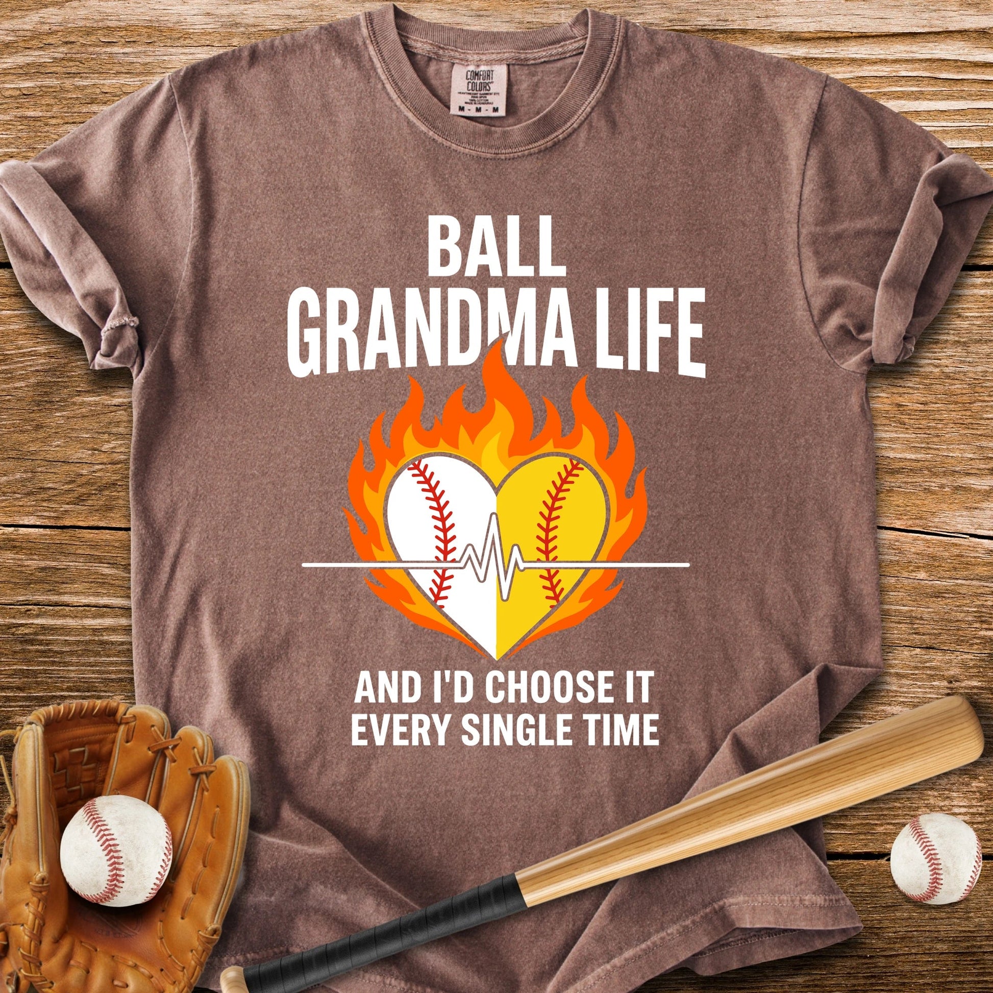 Ball Grandma Life - HomeRun PrintsComfort Colors