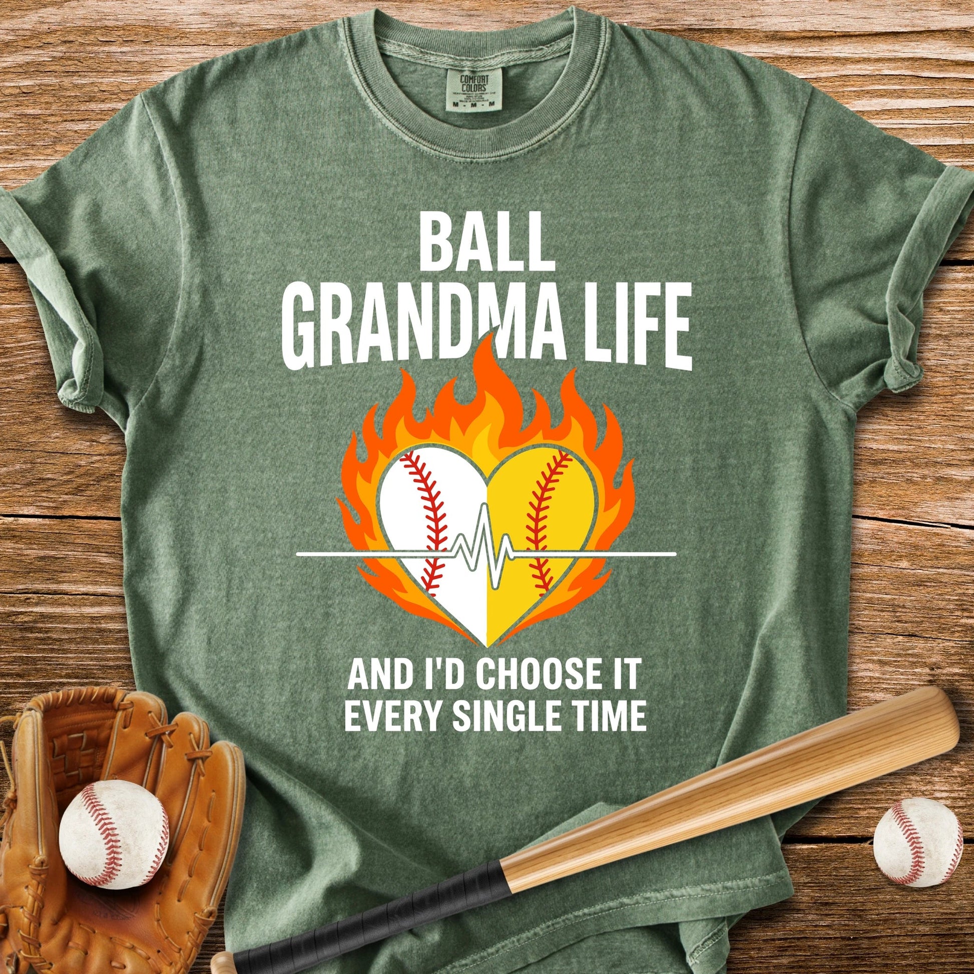 Ball Grandma Life - HomeRun PrintsComfort Colors
