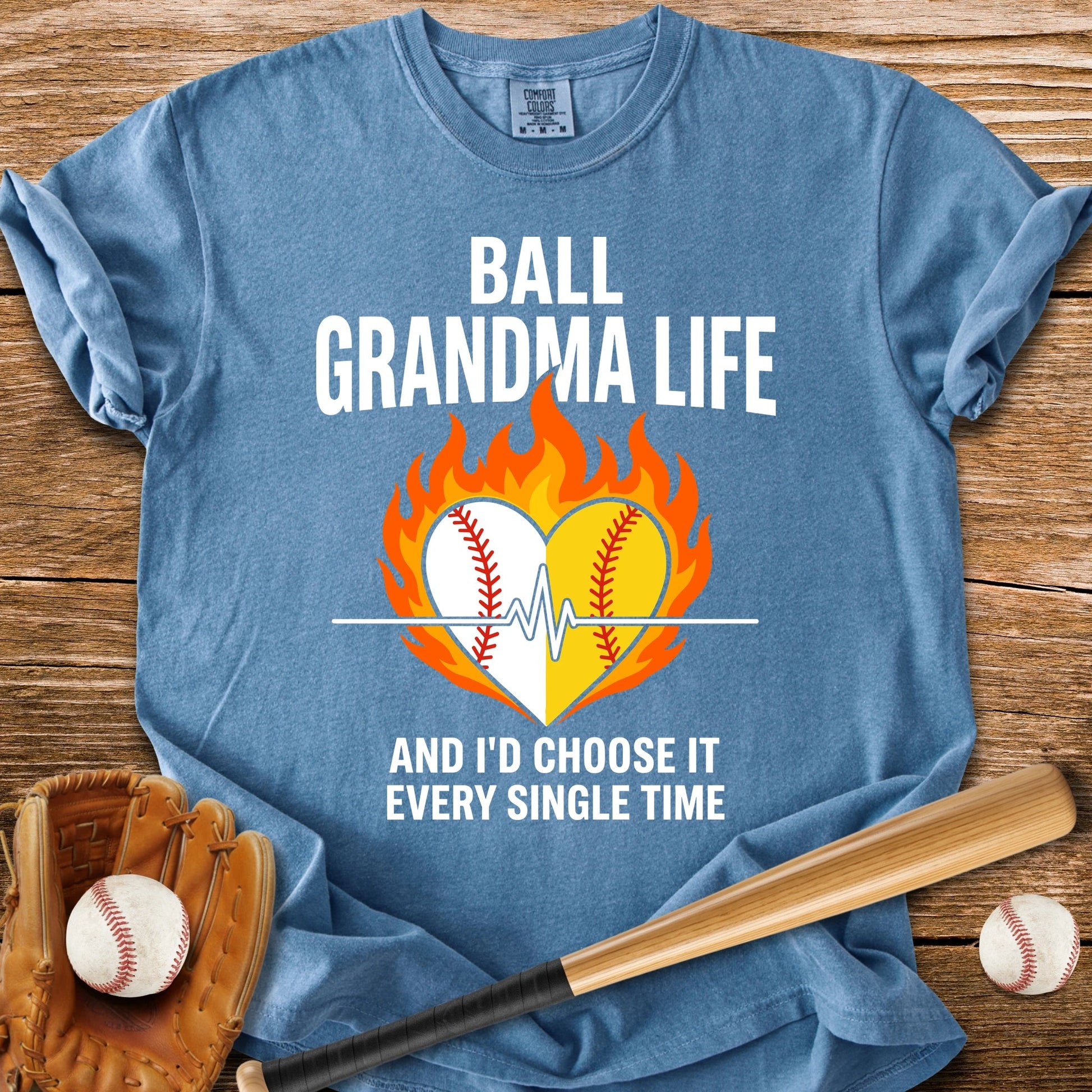 Ball Grandma Life - HomeRun PrintsComfort Colors