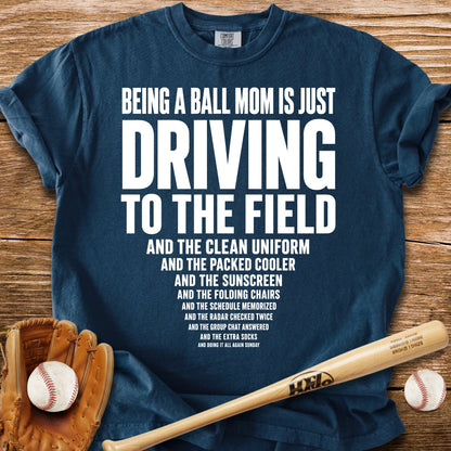 Ball Mom Driving - HomeRun PrintsComfort Colors
