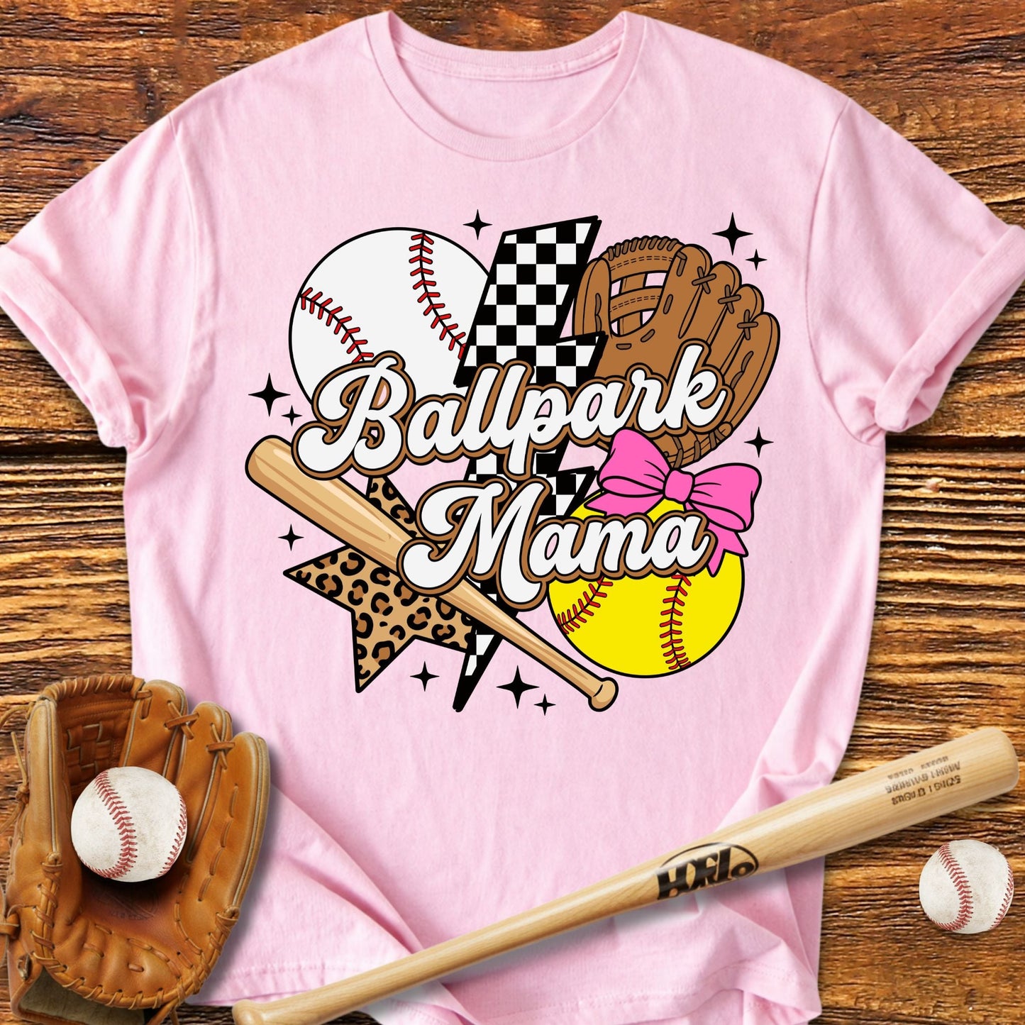 BallPark Mama T-Shirt - HomeRun PrintsT-Shirt