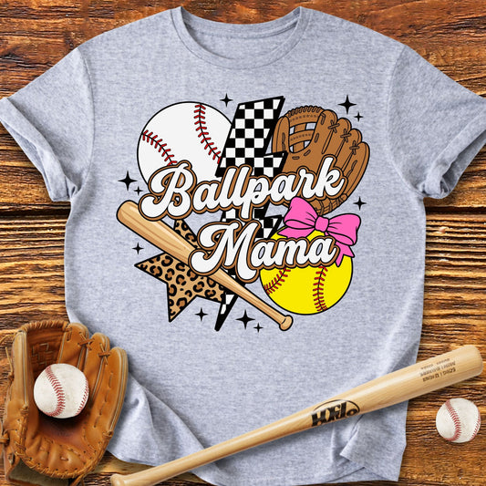 BallPark Mama T-Shirt - HomeRun PrintsT-Shirt
