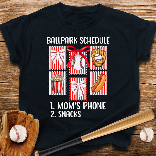 Ballpark Schedule Youth Tee - HomeRun PrintsKids clothes