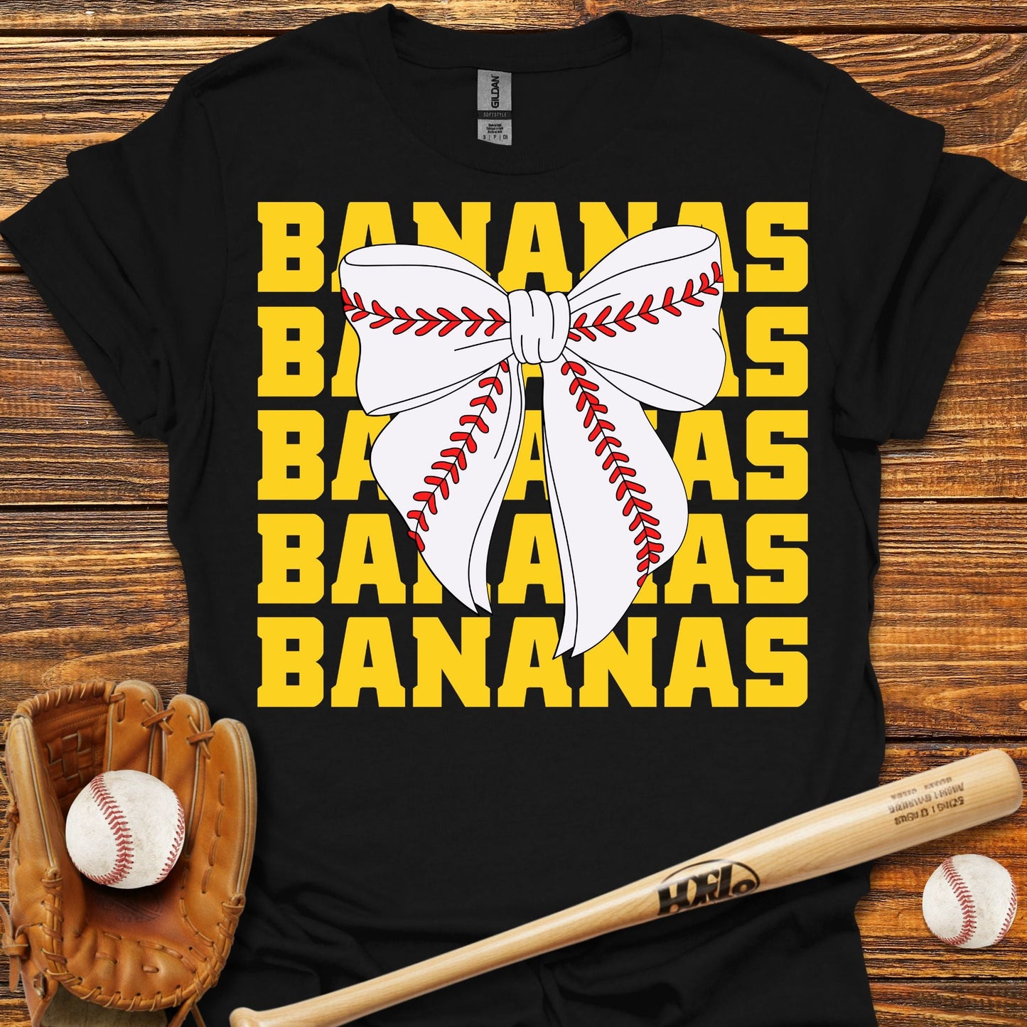 Bananas Coquette Baseball T-Shirt - HomeRun PrintsT-Shirt