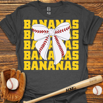 Bananas Coquette Baseball T-Shirt - HomeRun PrintsT-Shirt